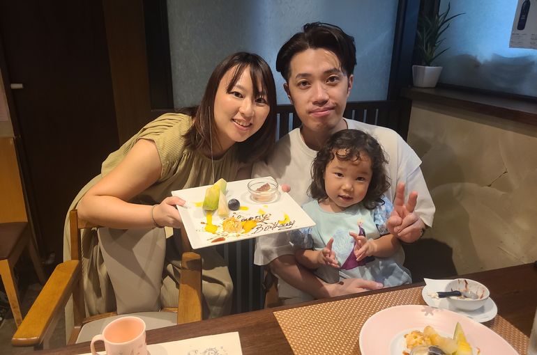 ３人
